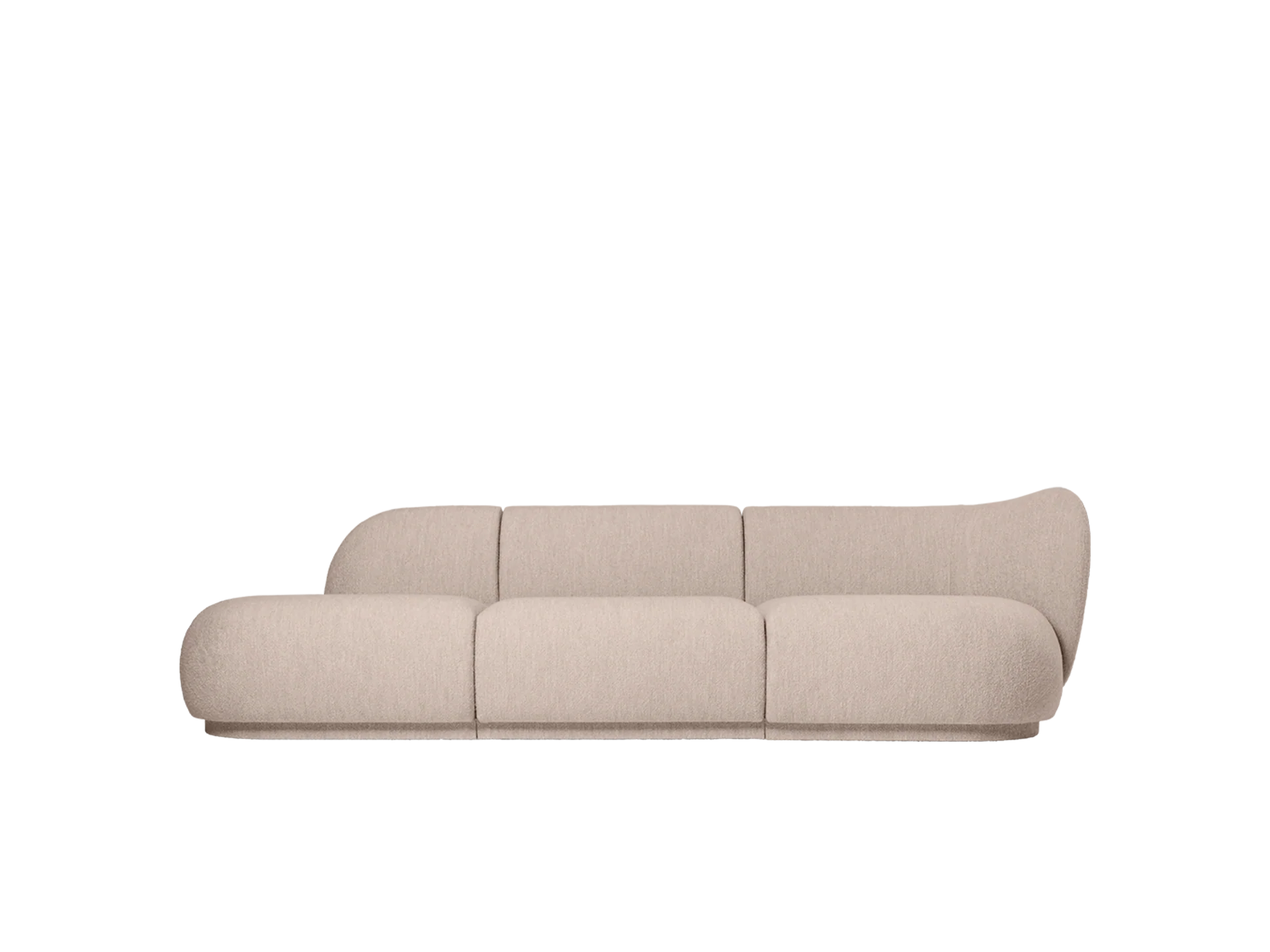 Rico Sofa Open End Left - Soft Bouclé - Natural - US - Image 7