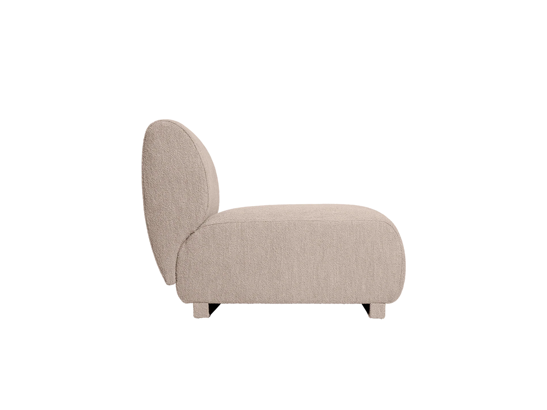 Rico Sofa Open End Right - Soft Bouclé - Natural - US - Image 2