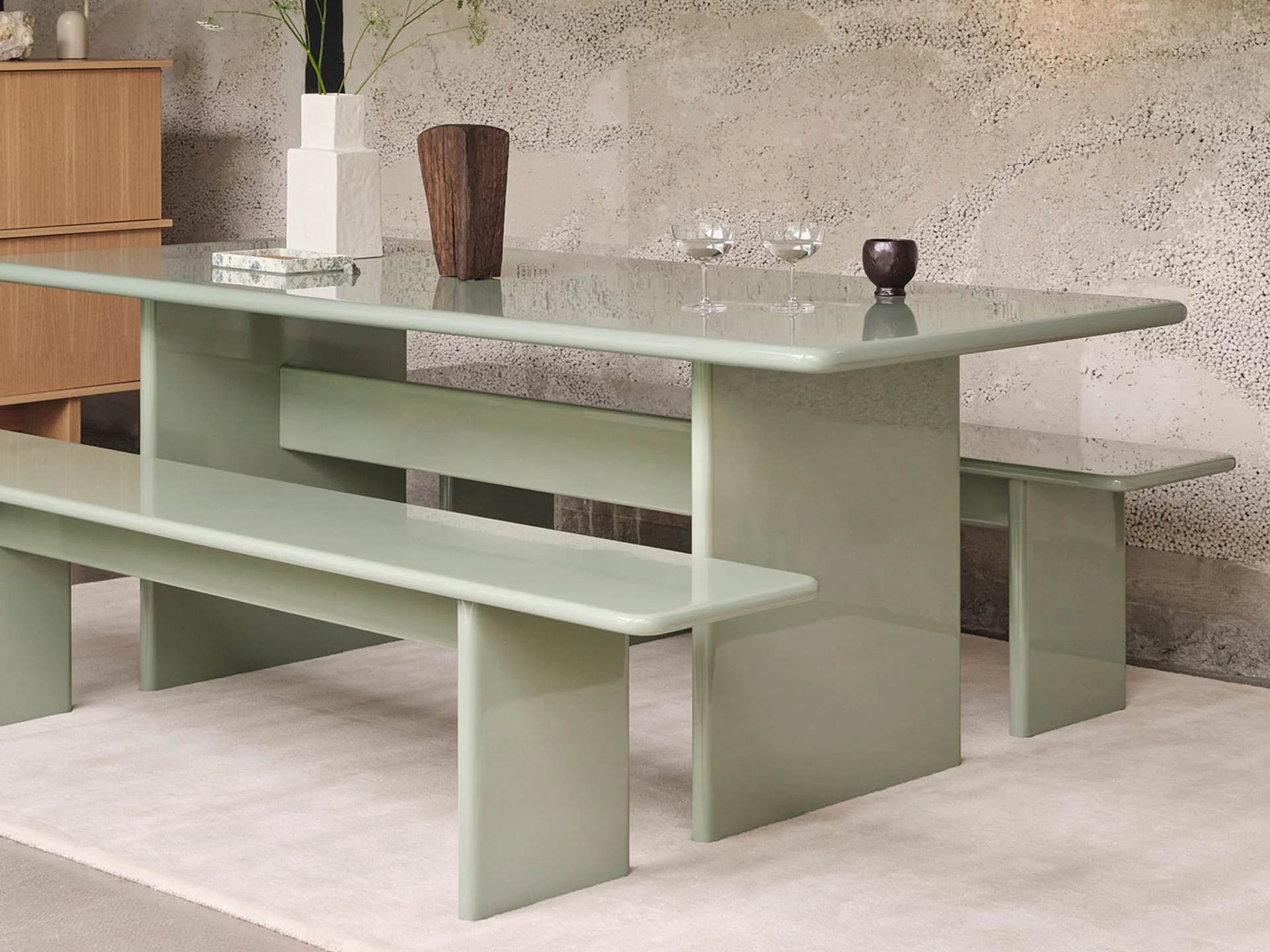 Rink Bench - Large - Tea Green - Image 2