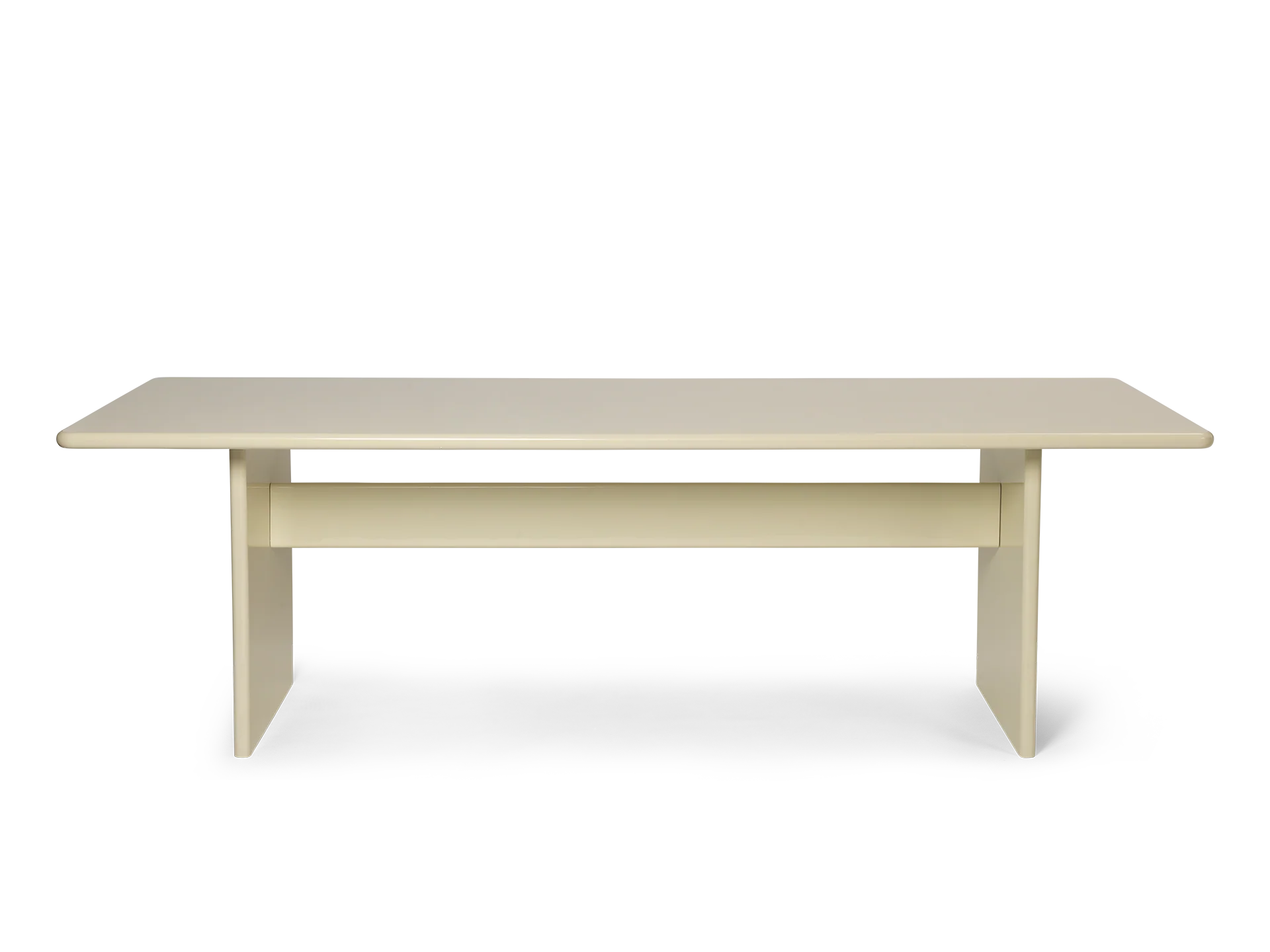 Rink Dining Table - 240 x 90 - Eggshell