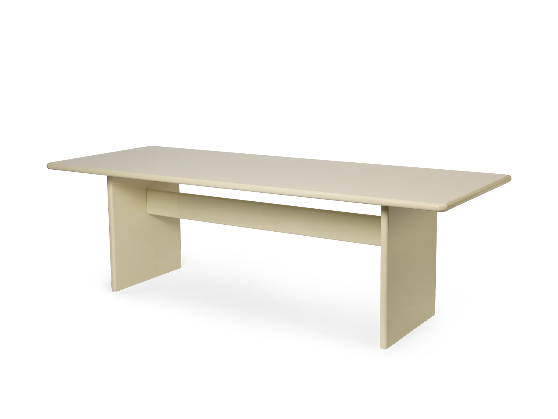 Rink Dining Table - 240 x 90 - Eggshell - Image 5