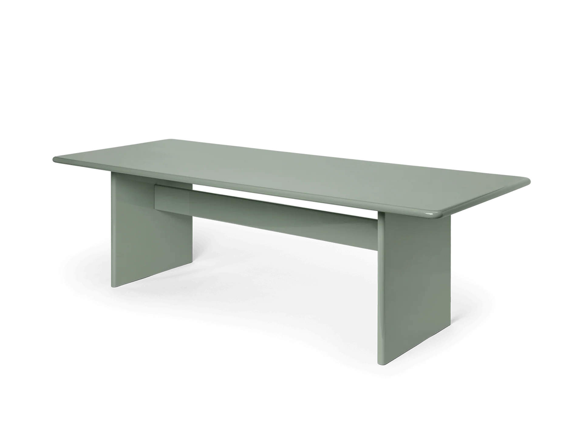 Rink Dining Table - 240 x 90 - Tea Green - Image 4