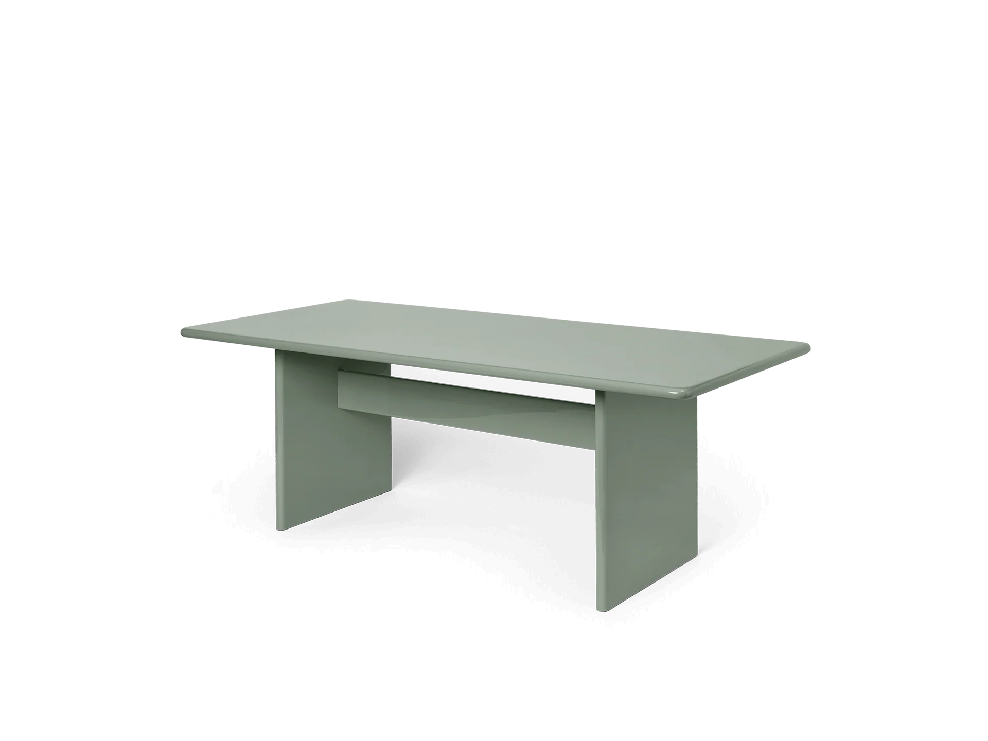 Rink Dining Table - 200 x 90 - Tea Green - Image 4