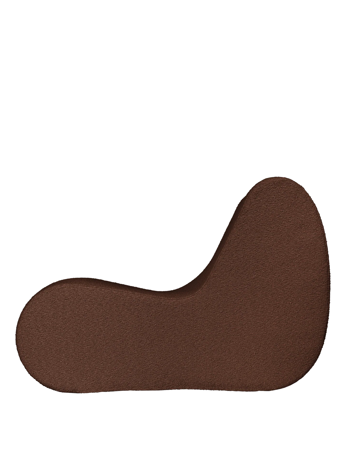 Rouli Center Module - Pure Bouclé - Chestnut Brown - Image 3