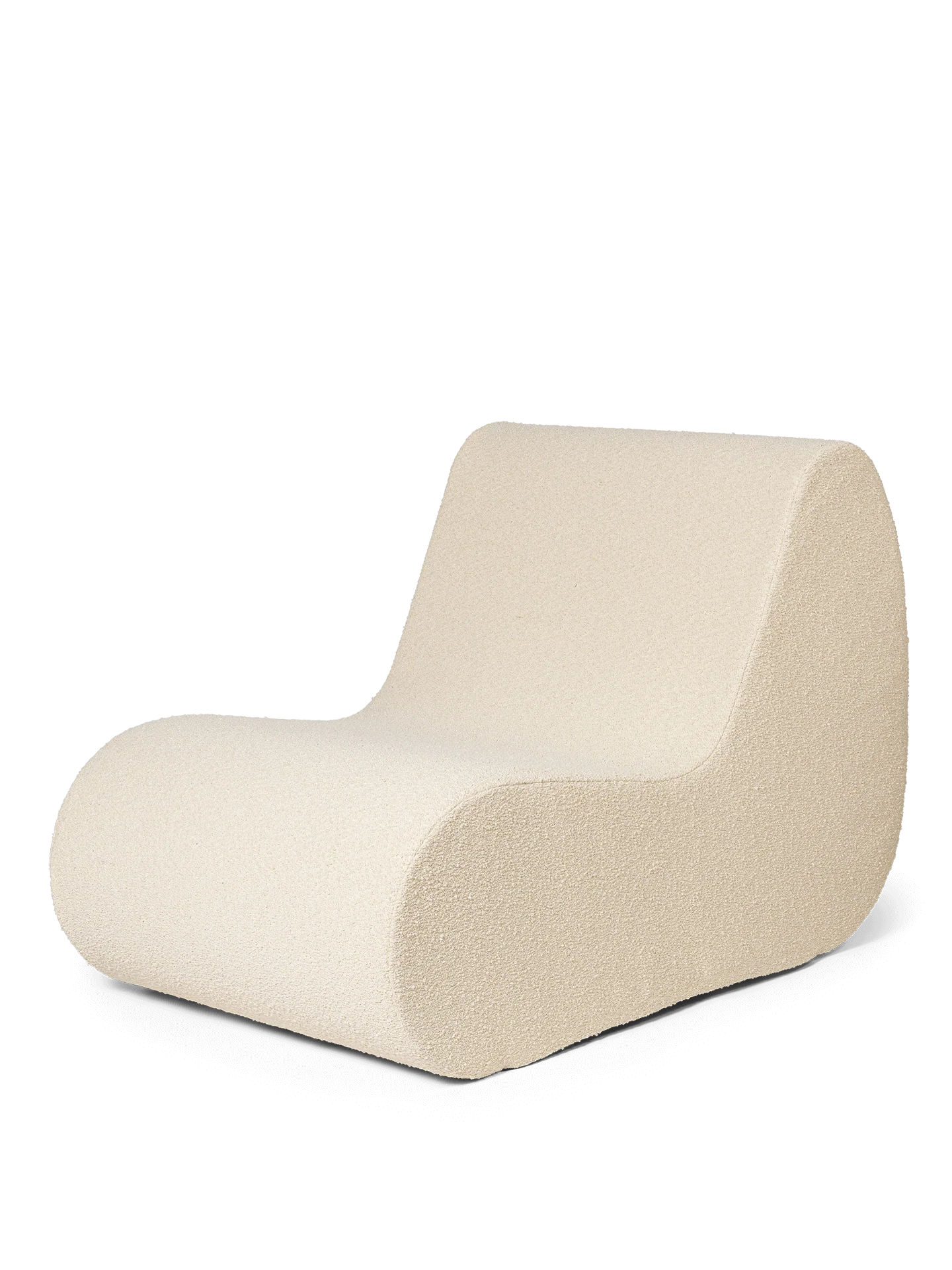 Rouli Center Module - Pure Bouclé - Off-white