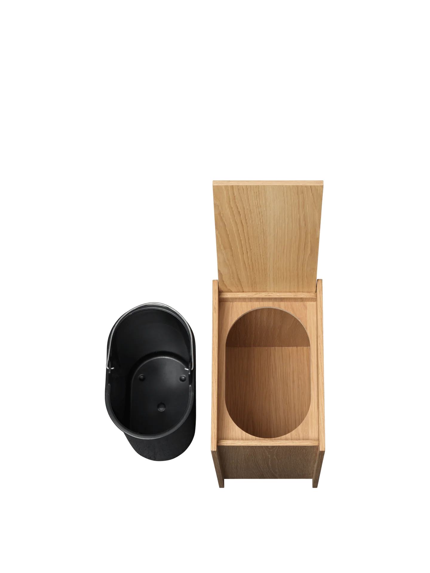 Sama Wooden Bin - Oak - Image 4