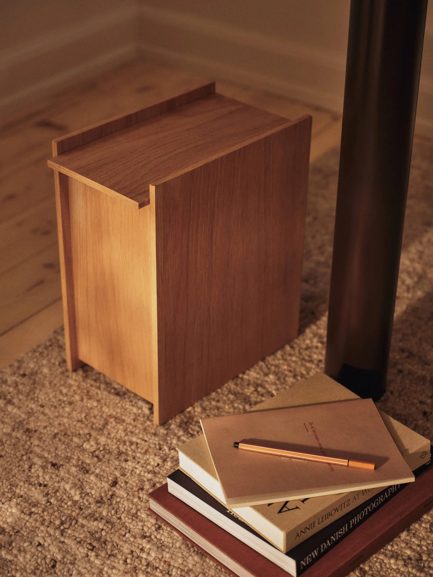 Sama Wooden Bin - Oak - Image 6