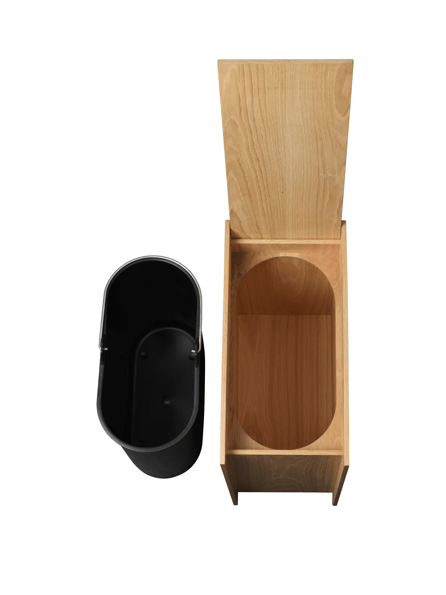 Sama Wooden Bin - Oak - Image 9