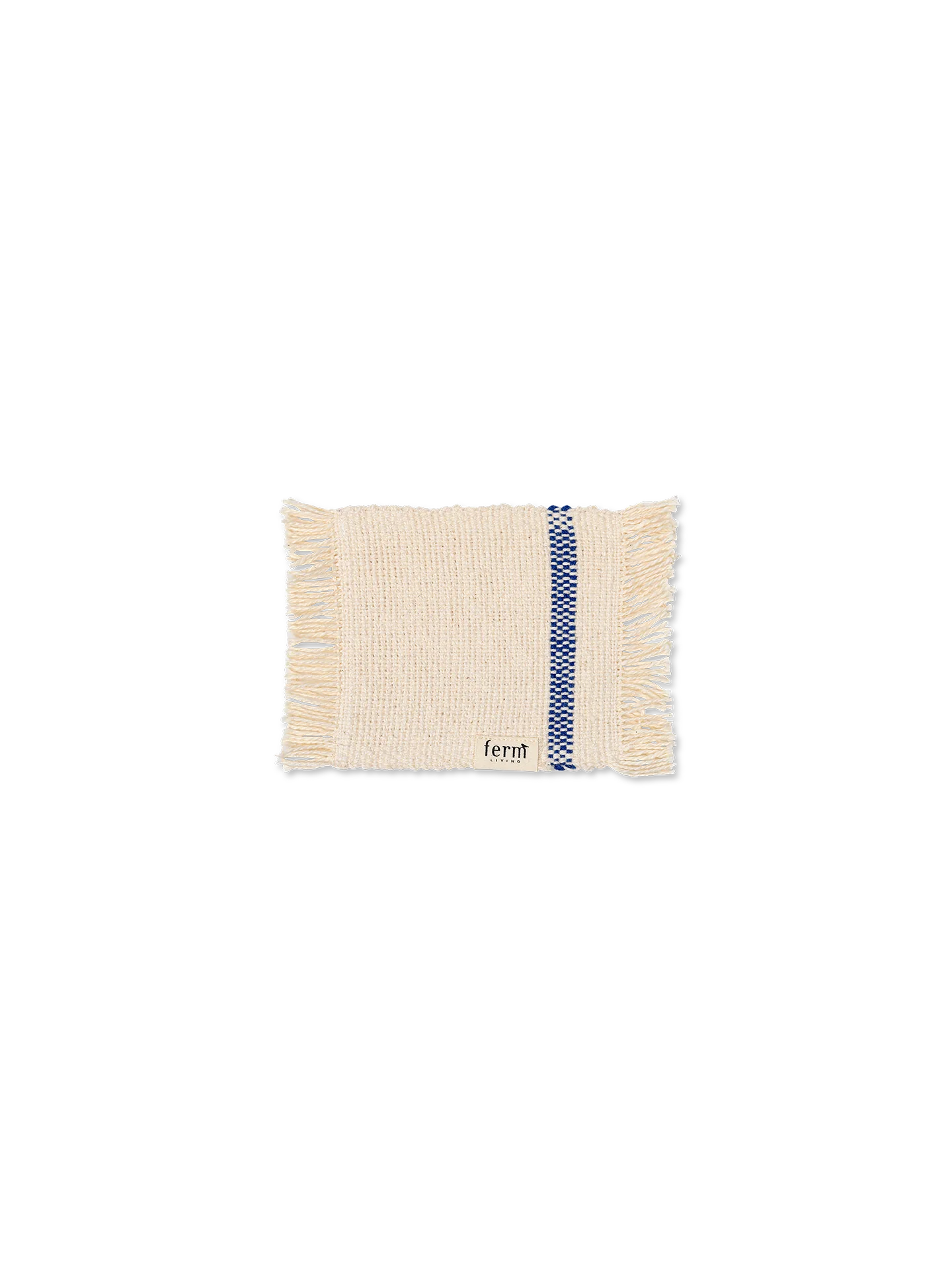 Savor Coasters - Set of 4 - Off-white/Blue