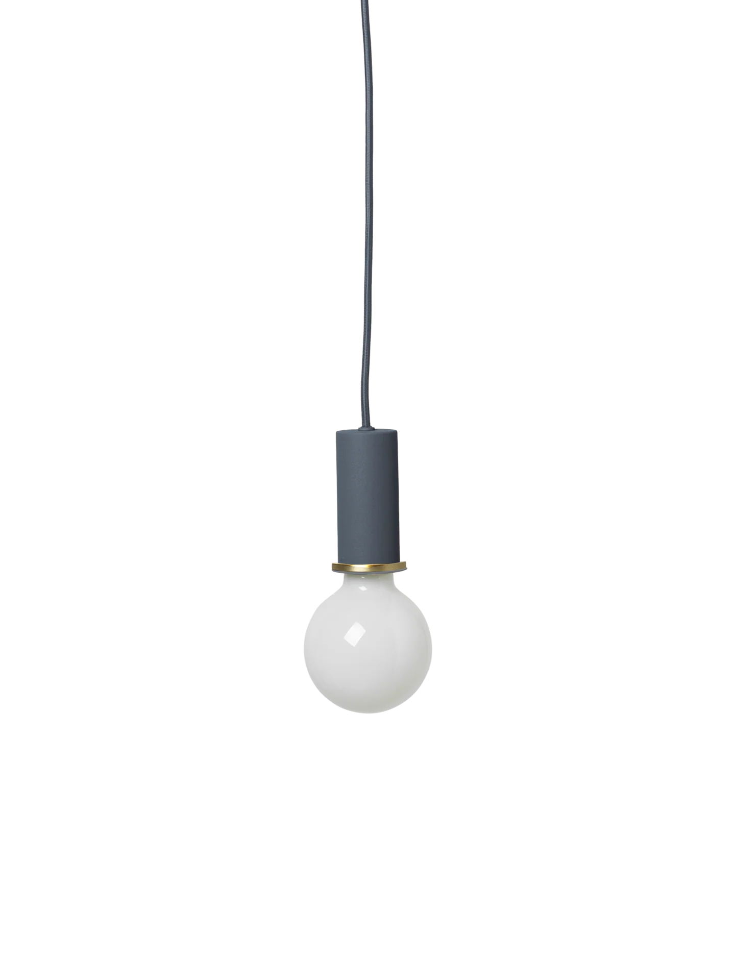 Socket Pendant Low - Dark Blue - UL