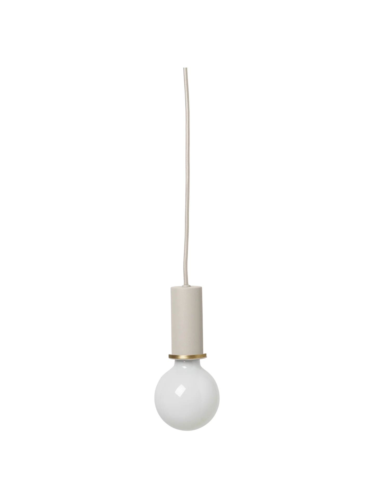 Socket Pendant Low - Light Grey - UL