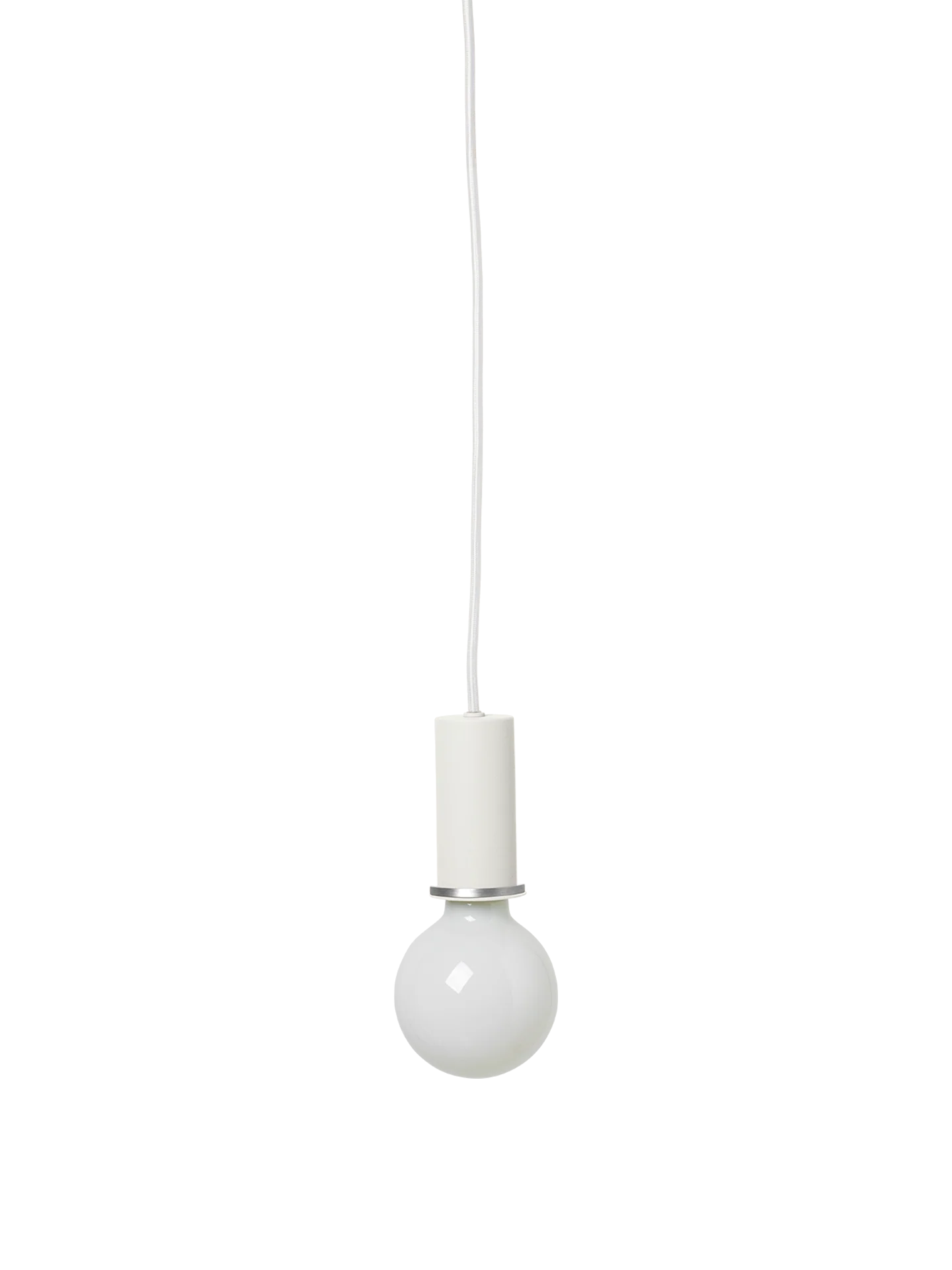 Socket Pendant Low - White - UL