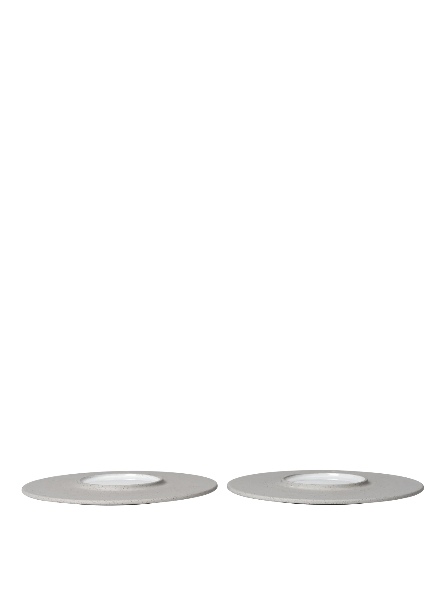 Sonae Dessert Plates - Ø22 - Set of 2 - Grey/White - Image 5