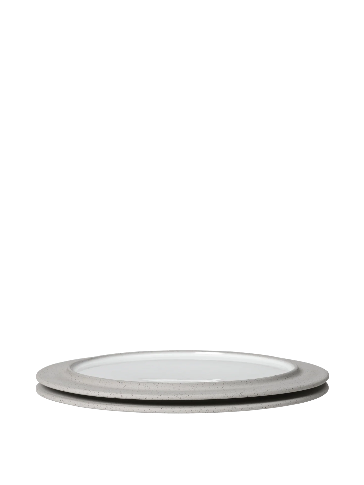 Sonae Side Plates - Ø25 - Set of 2 - Grey/White - Image 7