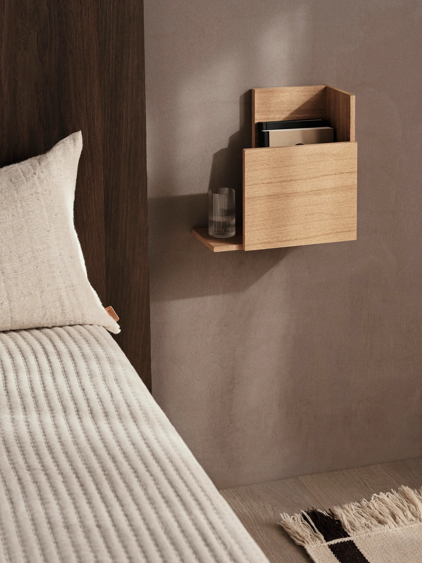 Stagger Shelf - Square - Oiled Oak - Image 2