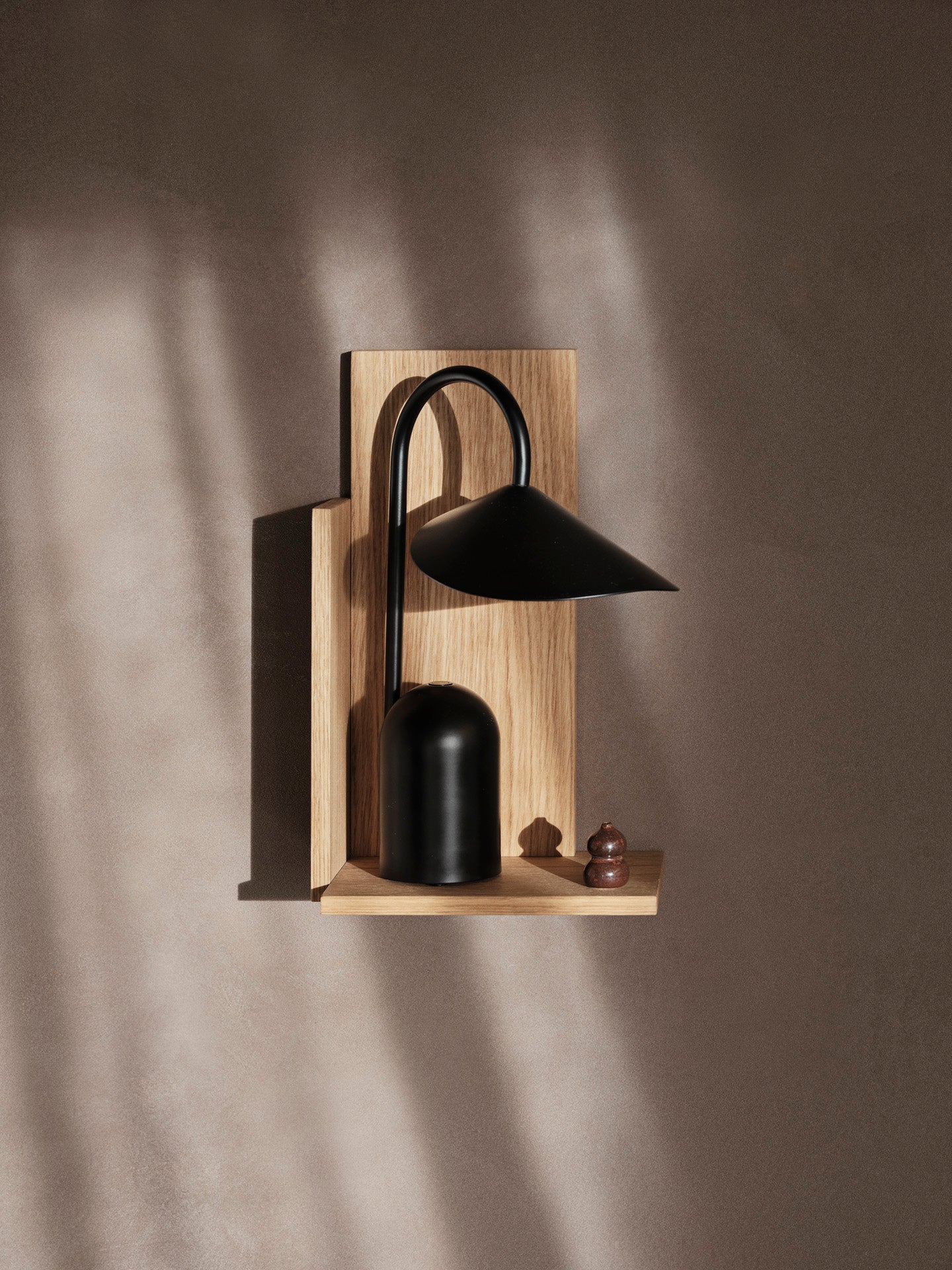 Stagger Shelf - Tall - Oiled Oak - Image 2