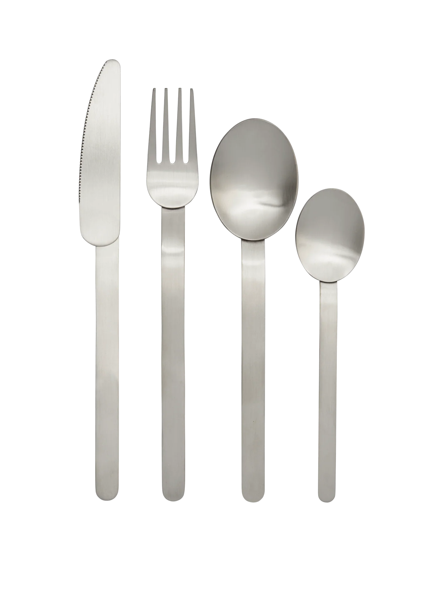 Stelo Cutlery - Set of 4 - Brushed Stainless Steel