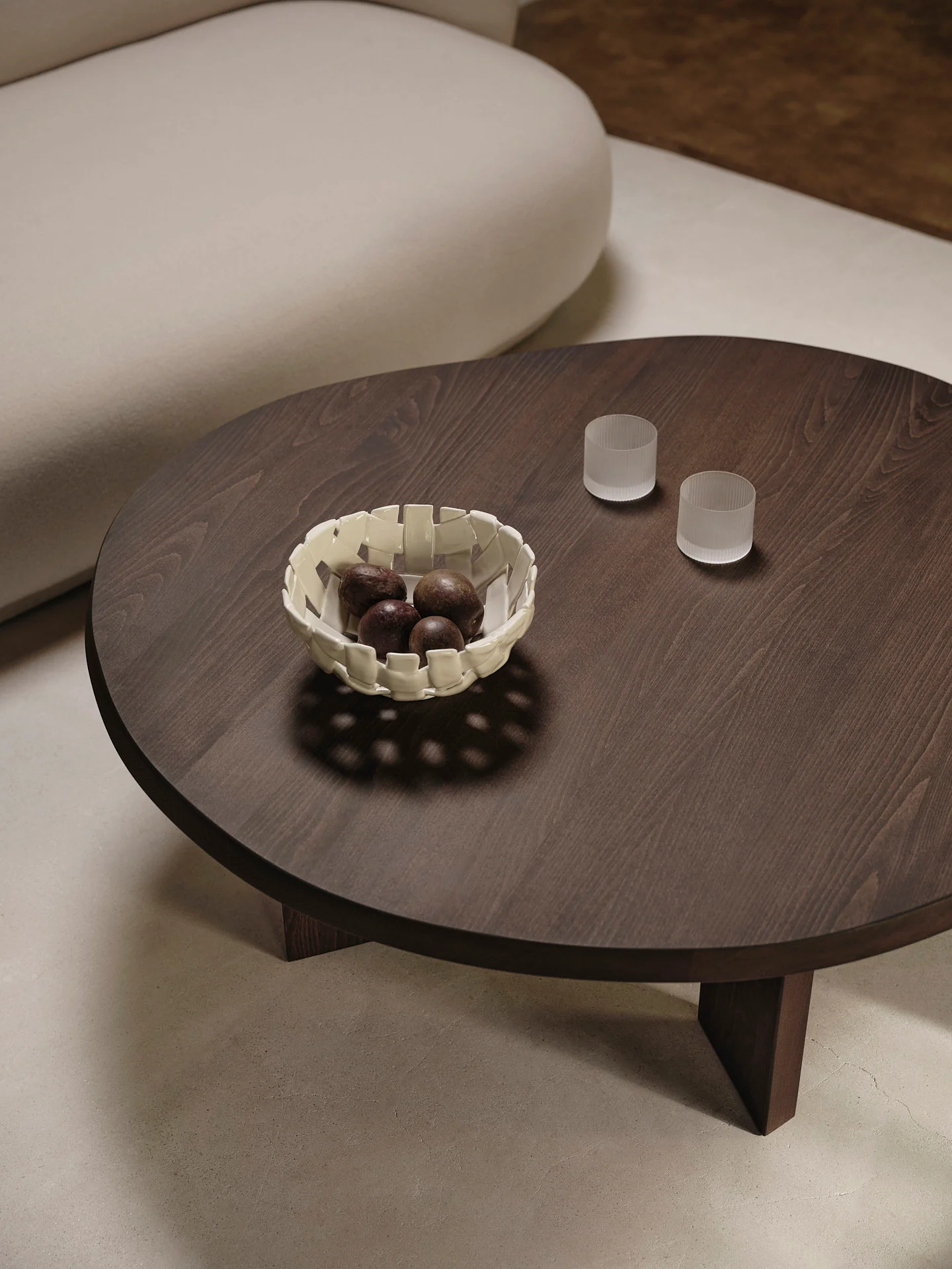 Tarn Coffee Table - Dark Stained Beech - Image 3