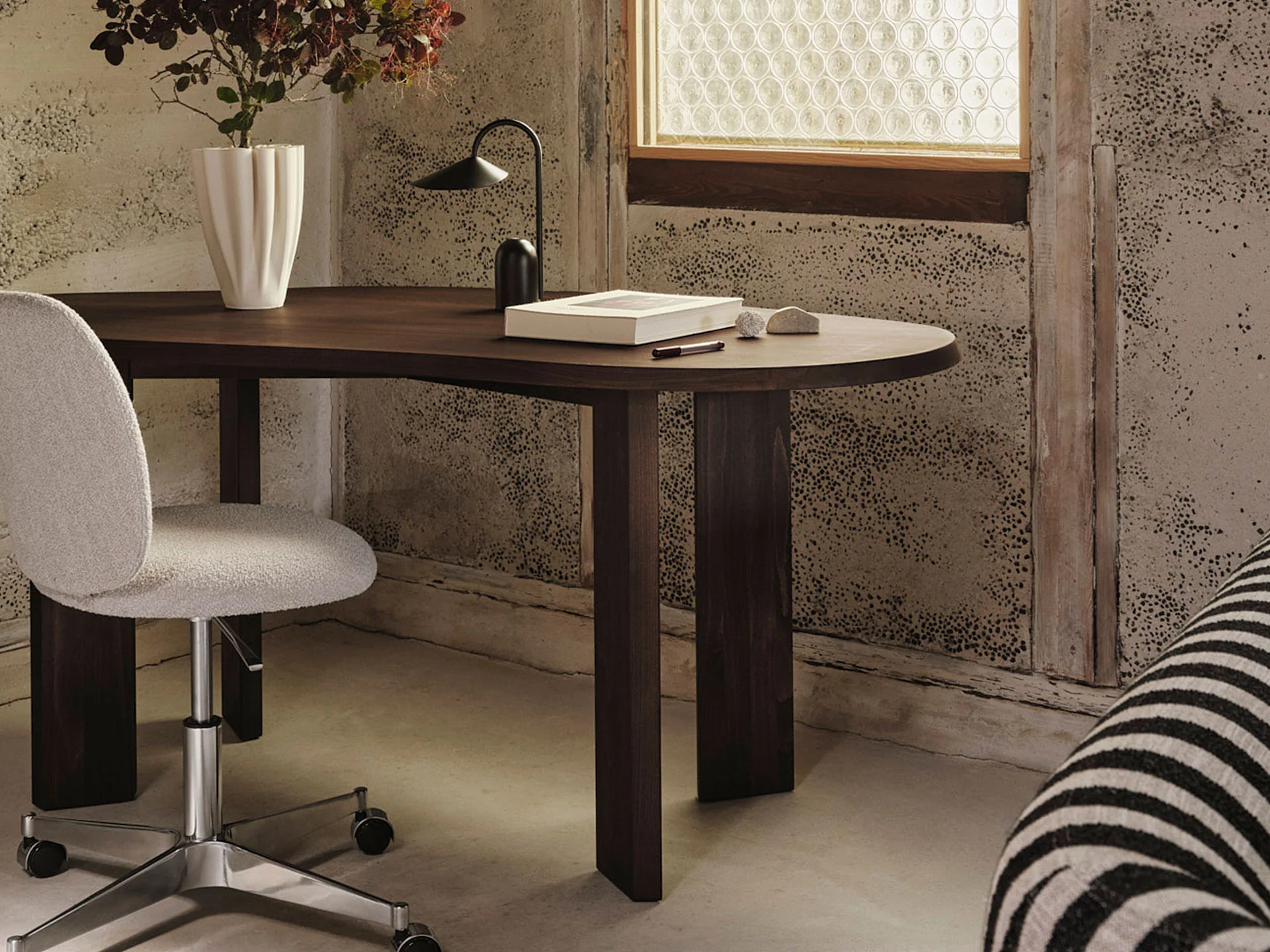 Tarn Desk - Dark Stained Beech - Image 2
