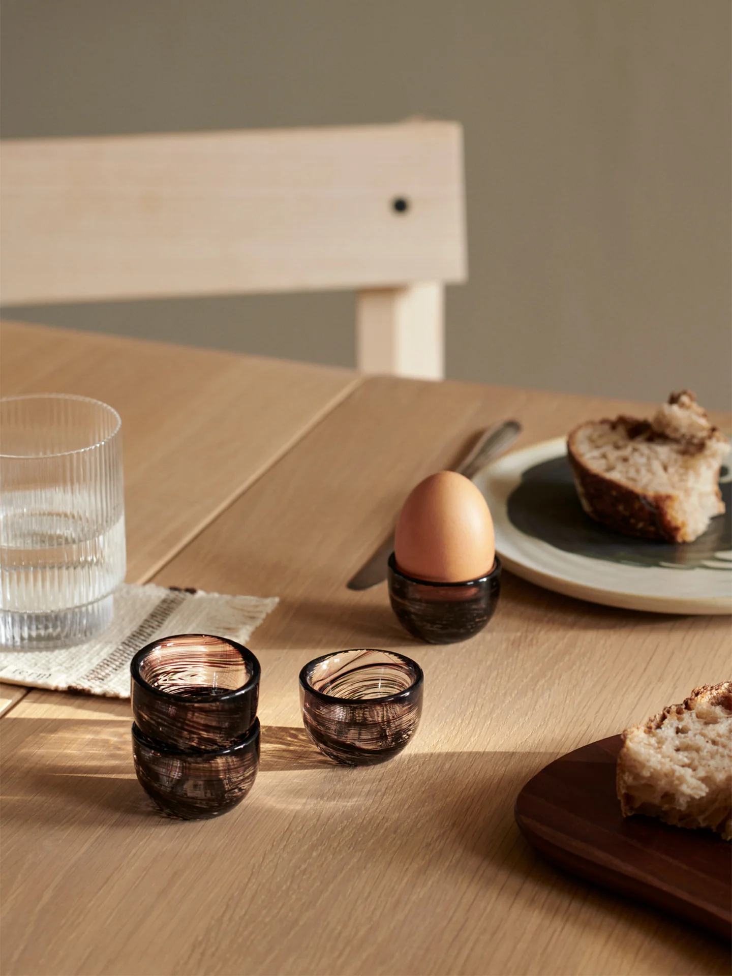 Tinta Egg Cups - Set of 4 - Deep Brown - Image 2