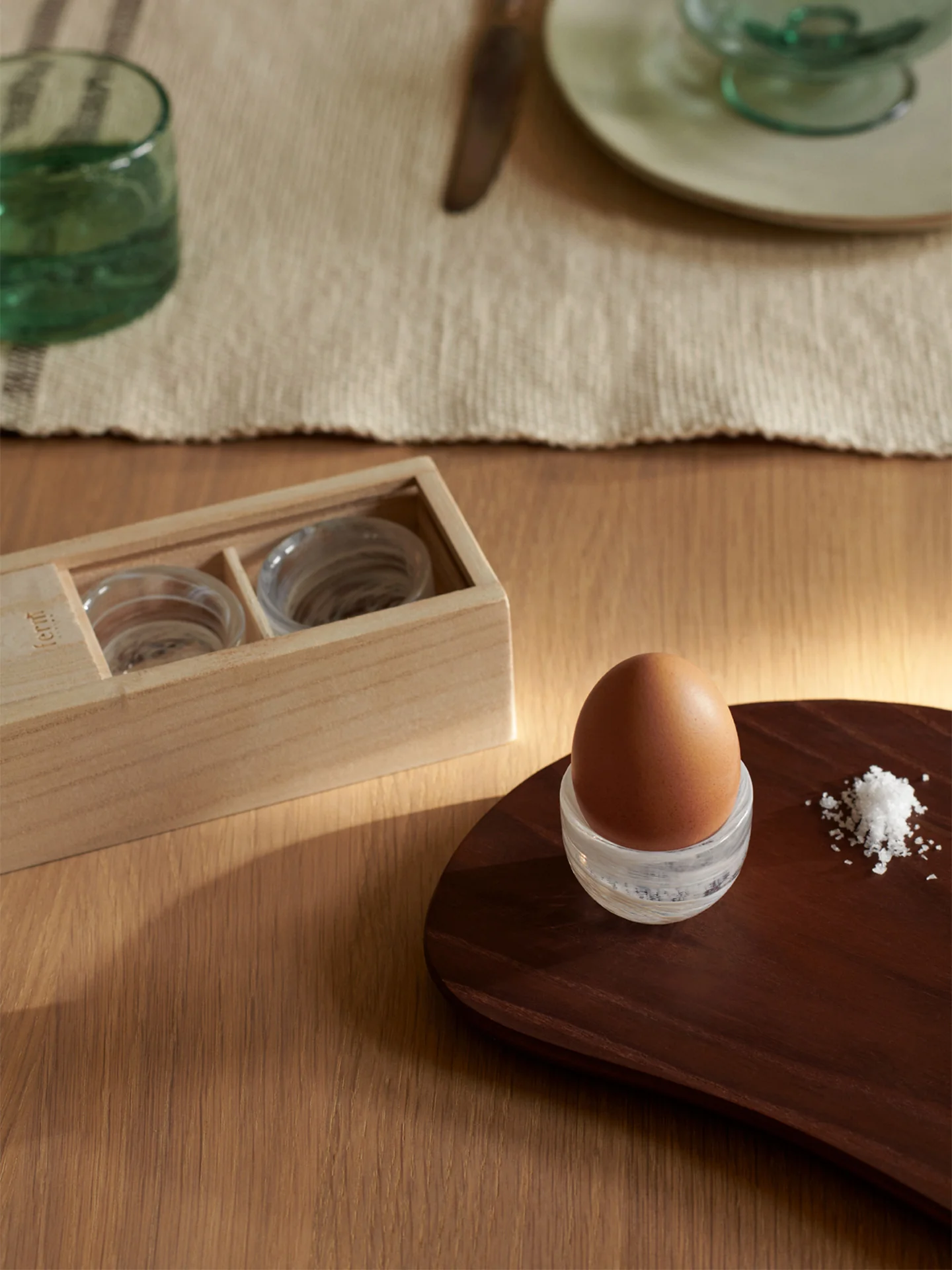 Tinta Egg Cups - Set of 4 - White - Image 2