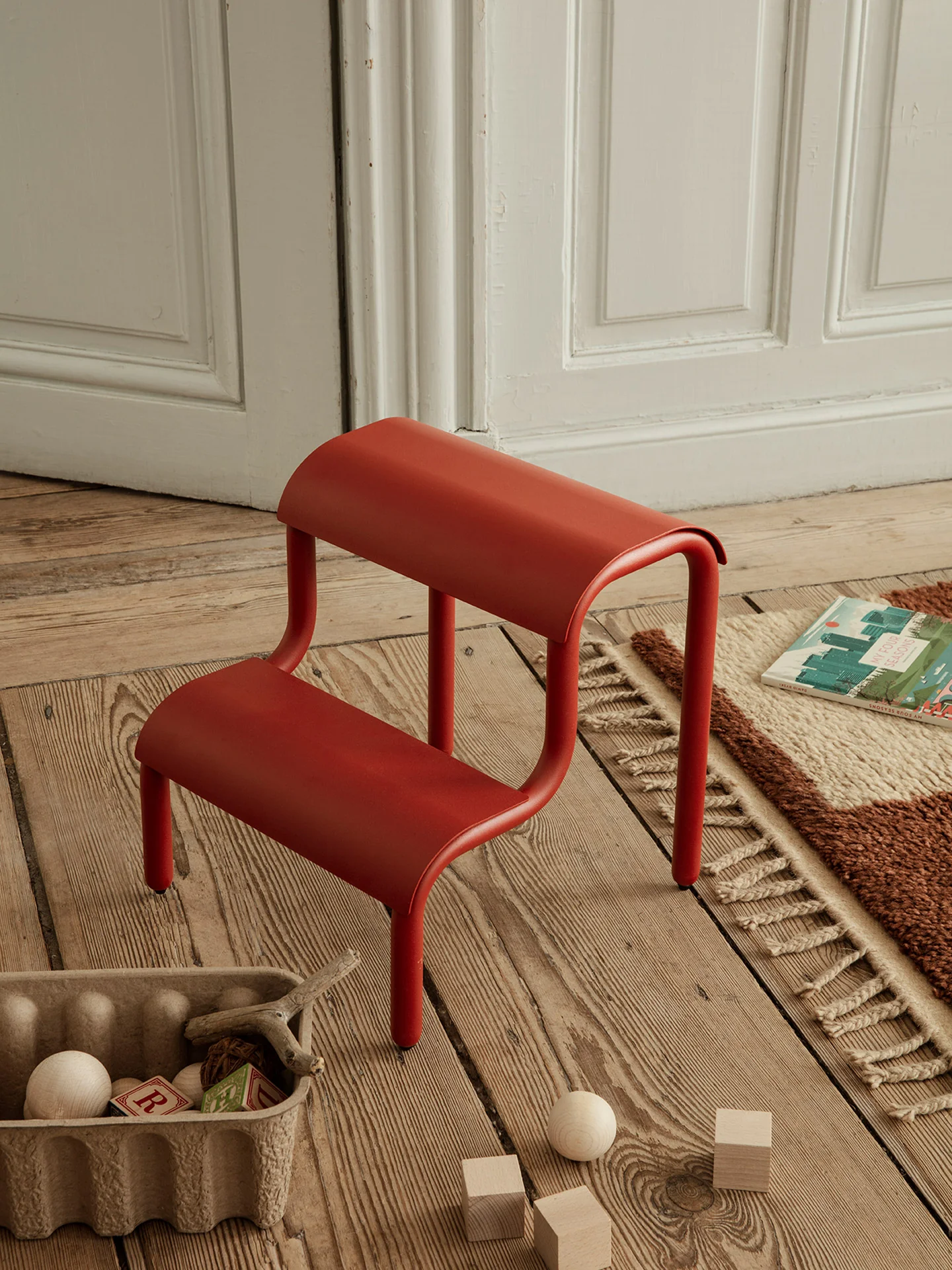 Up Step Stool - Poppy Red - Image 2