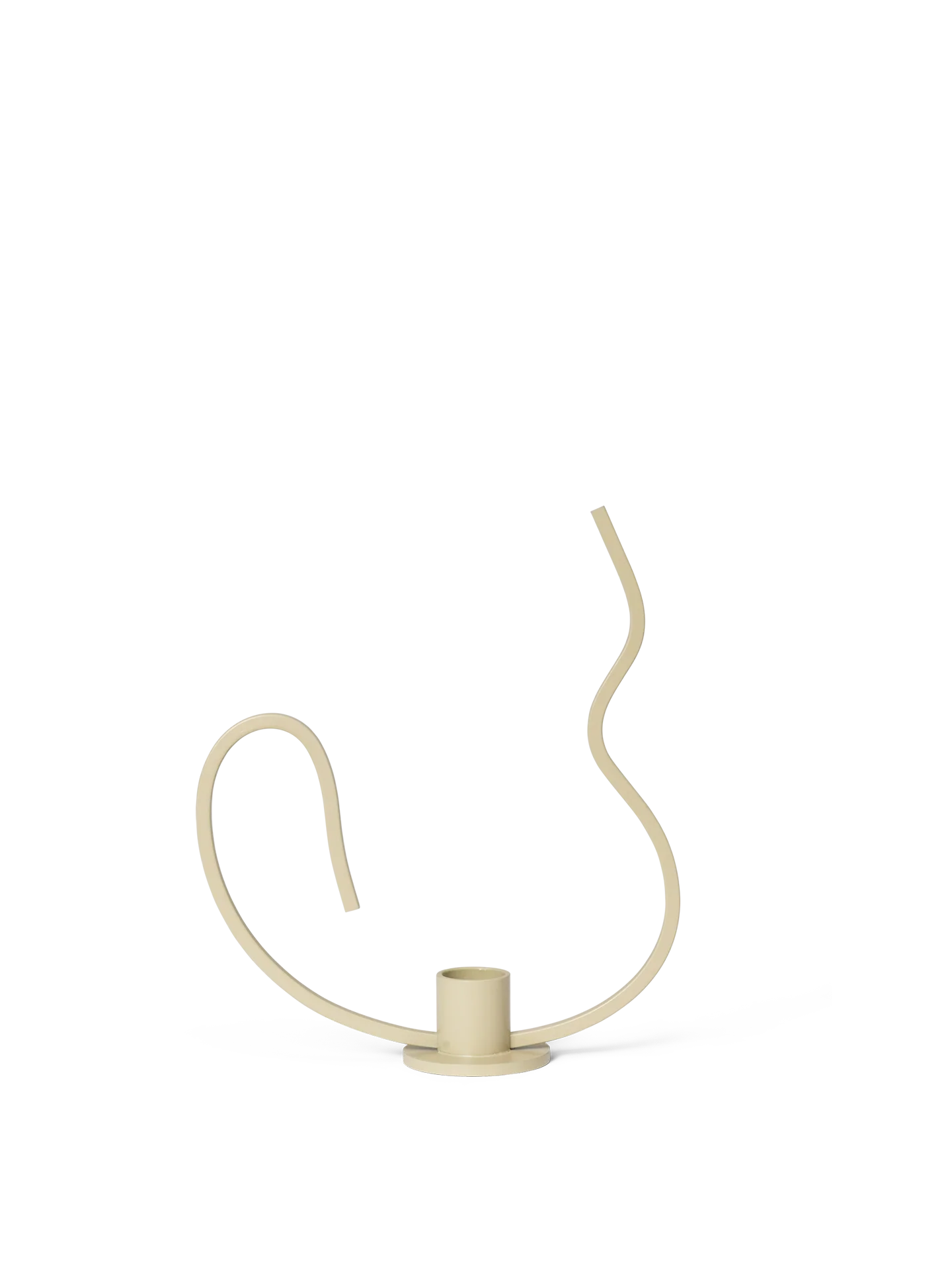 Valse Candle Holder - Low - Cashmere - Image 3