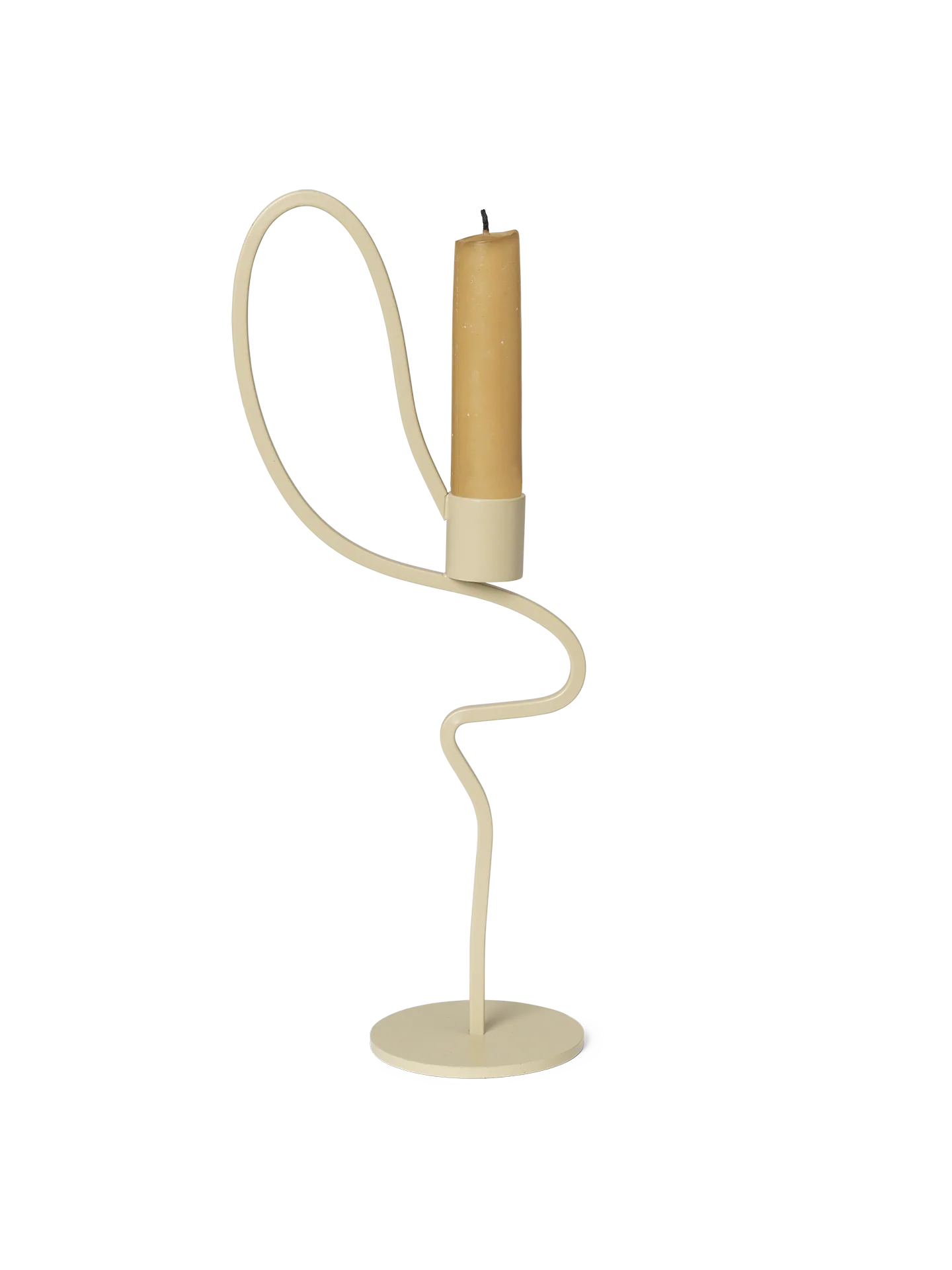 Valse Candle Holder - Tall - Cashmere