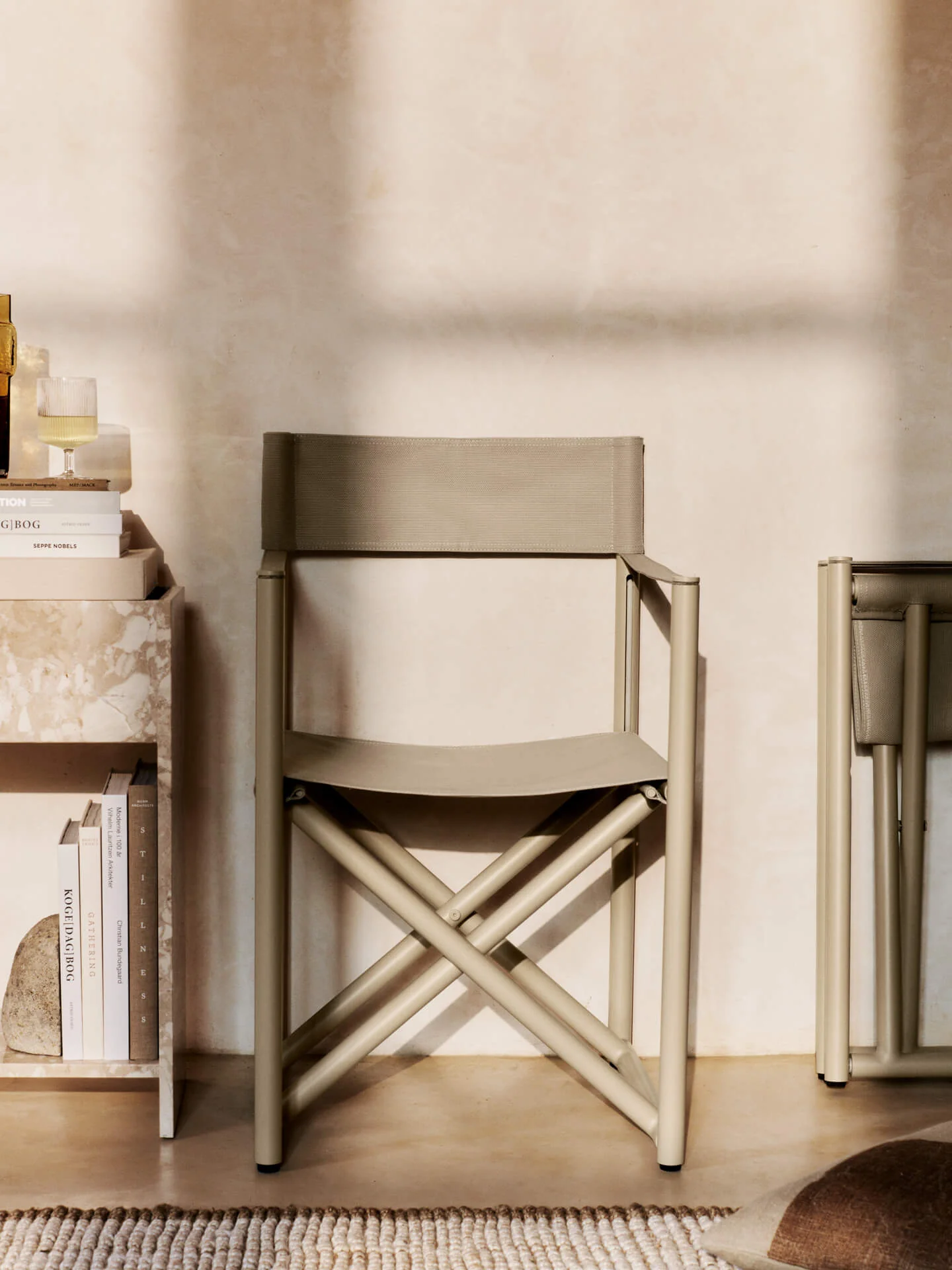 Voya Folding Chair - Cashmere - Image 3