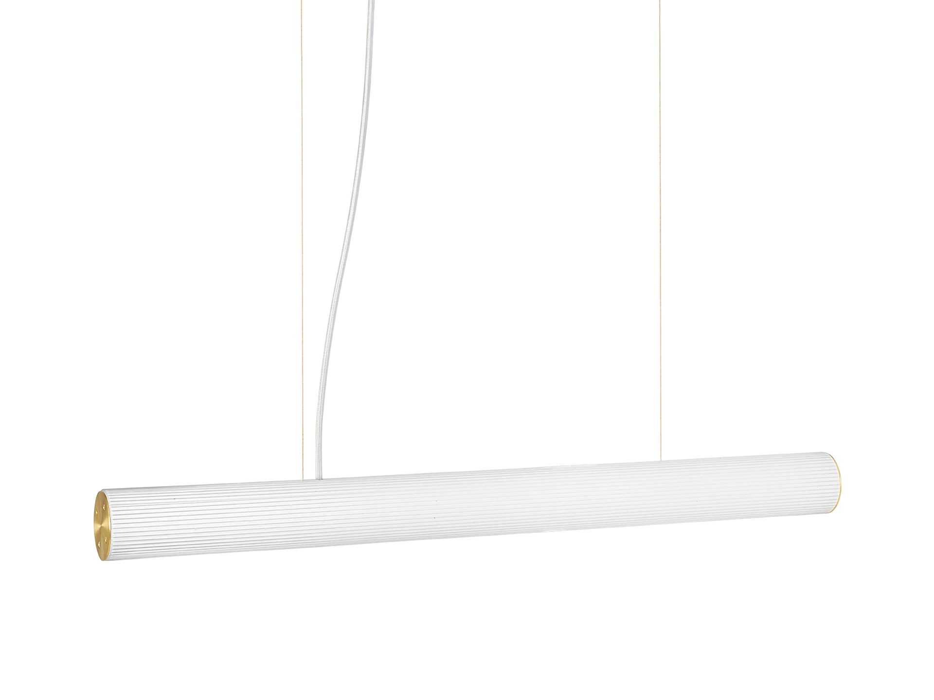Vuelta Pendant 100 - White/Brass - UL