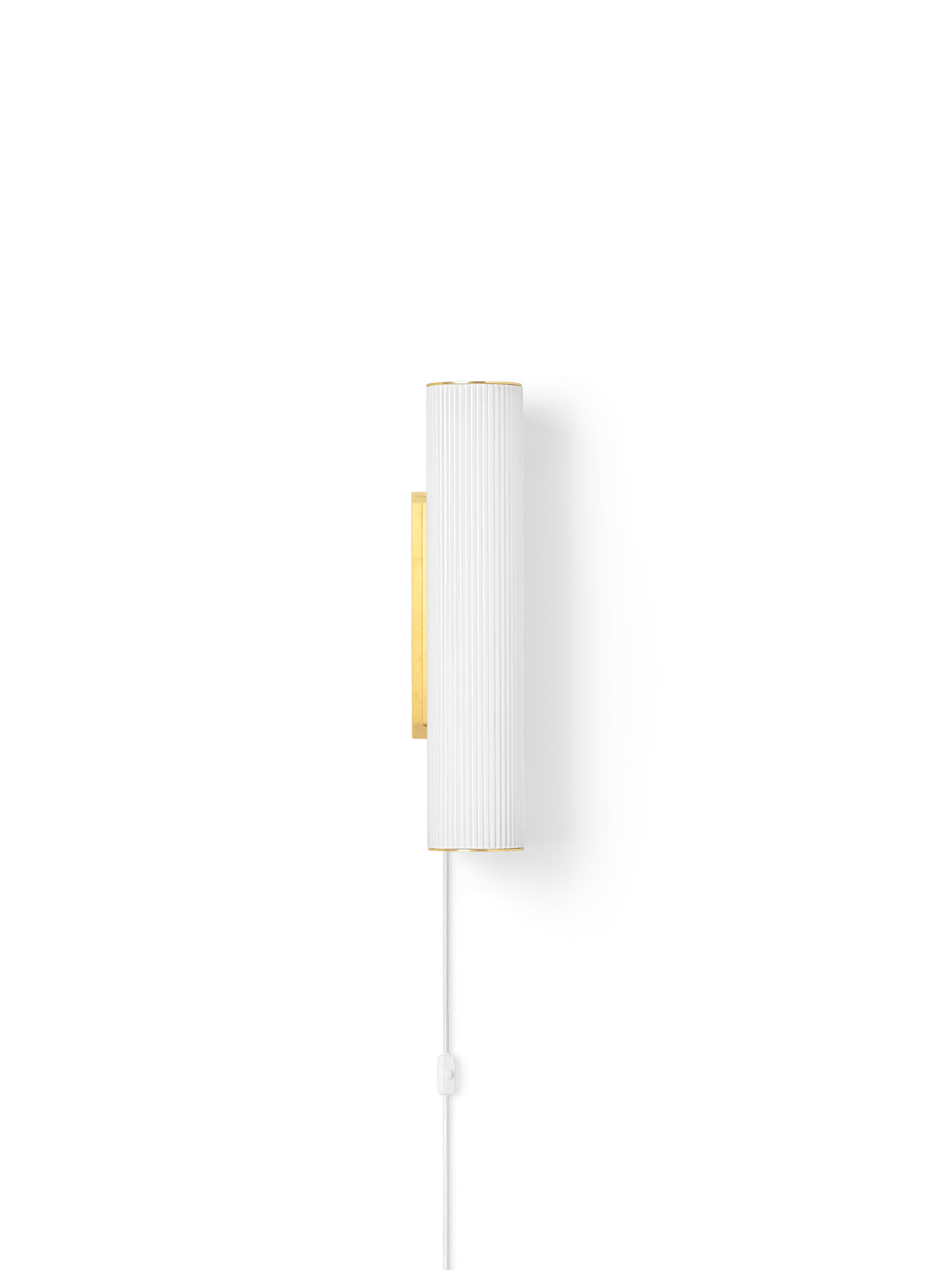 Vuelta Wall Lamp 40 - White/Brass - UL