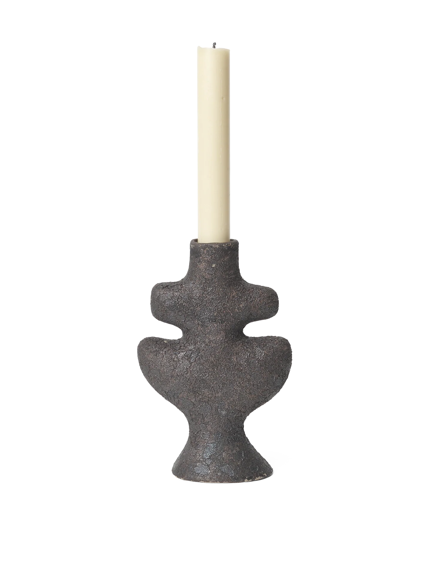 Yara Candle Holder - Small - Rustic Iron